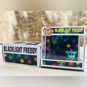 Funko Blacklight Freddy Pop Figure with Blue and Pink